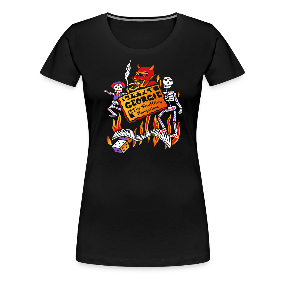 Little Georgie Devil - Women’s Premium T-Shirt - black