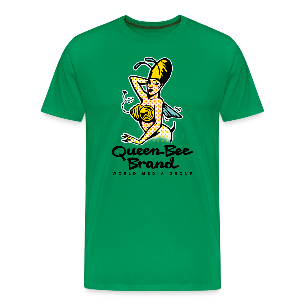 Queen Bee Logo - Men's Premium T-Shirt - kelly green