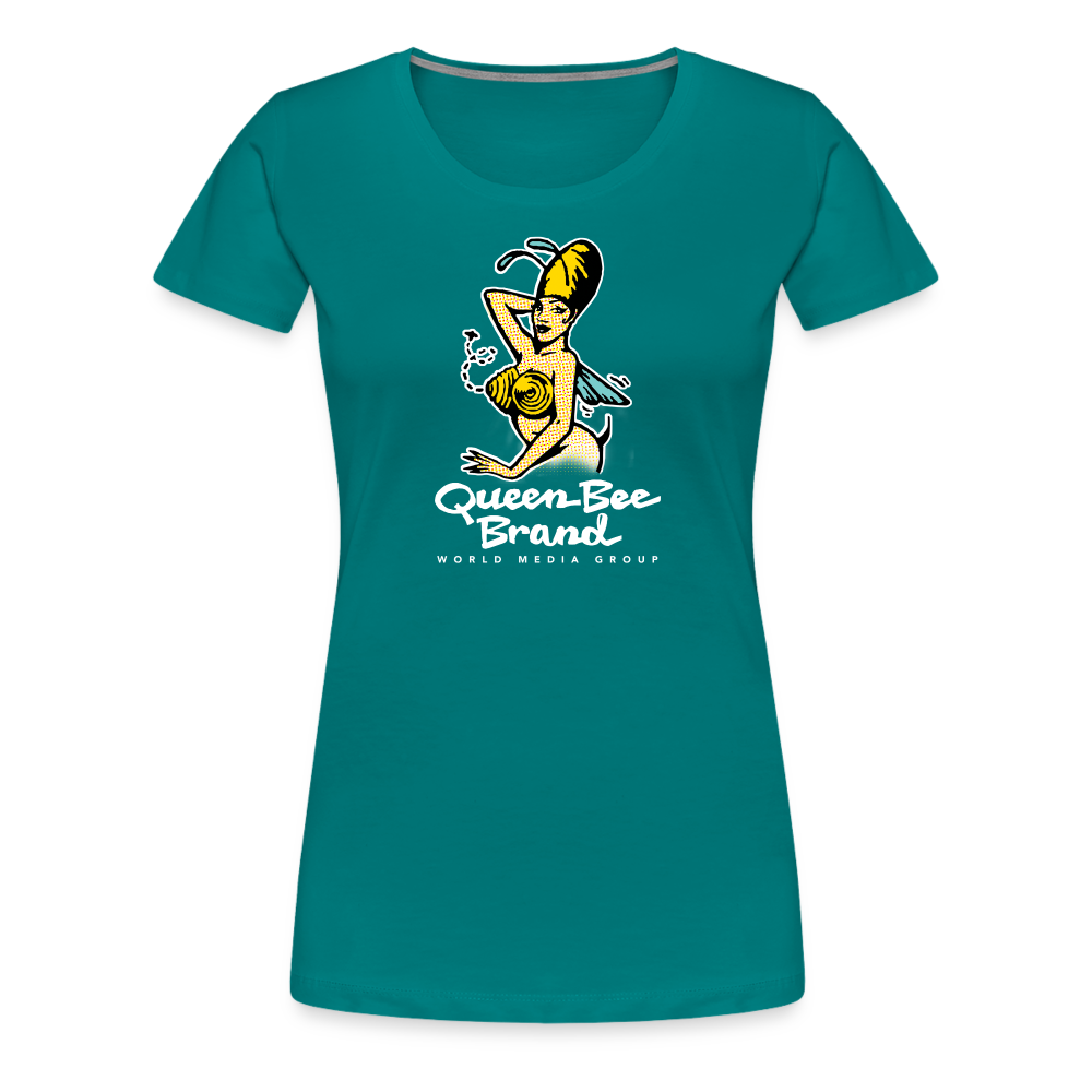 Queen Bee Brand - Women’s Premium T-Shirt - teal