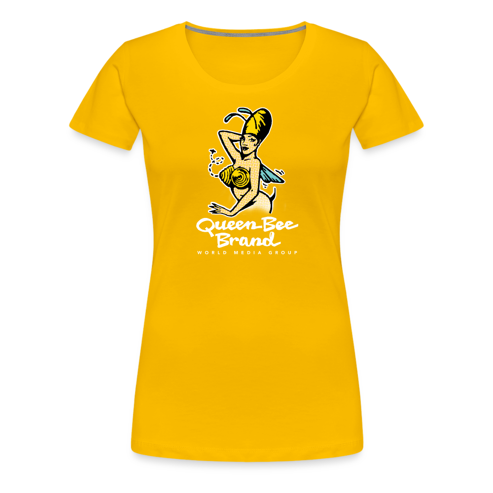 Queen Bee Brand - Women’s Premium T-Shirt - sun yellow