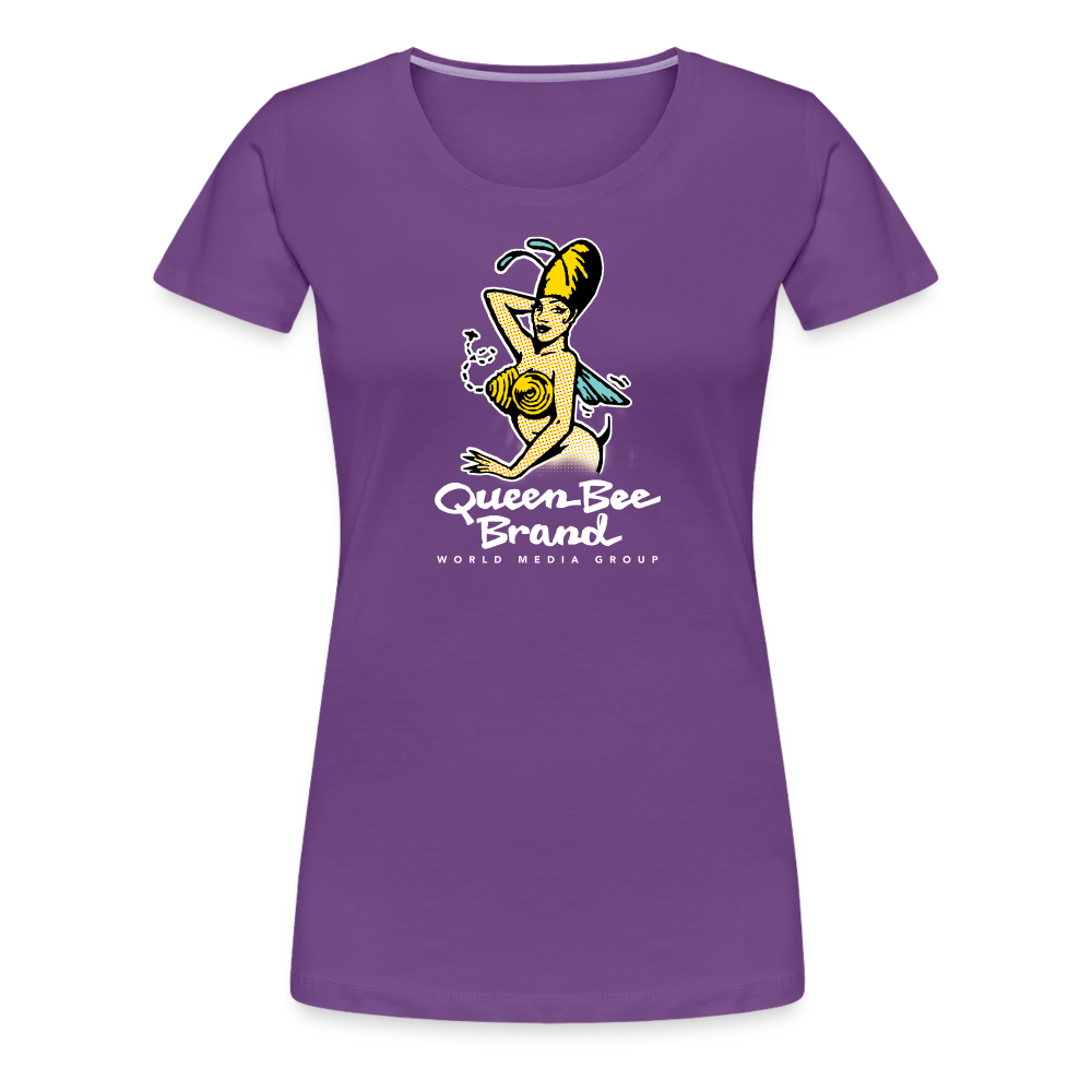 Queen Bee Brand - Women’s Premium T-Shirt - purple