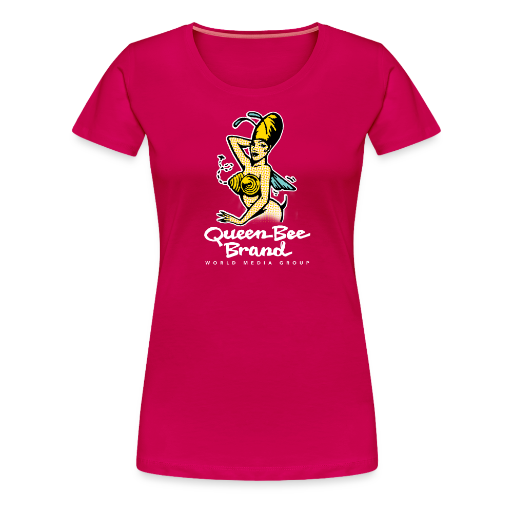 Queen Bee Brand - Women’s Premium T-Shirt - dark pink