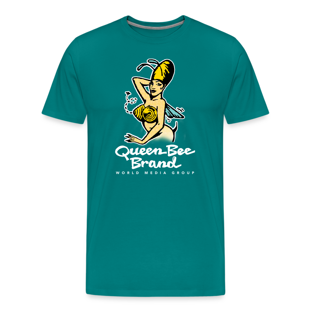 Queen Bee Brand - Men's Premium T-Shirt - teal