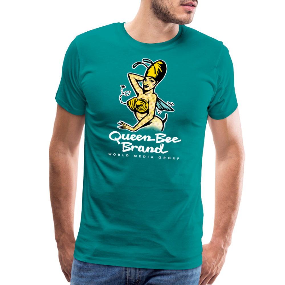 Queen Bee Brand - Men's Premium T-Shirt - teal