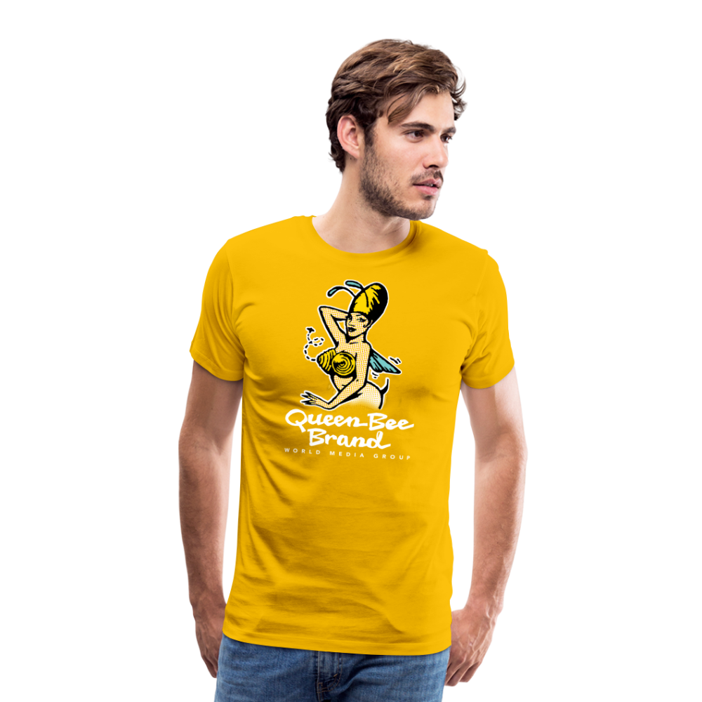 Queen Bee Brand - Men's Premium T-Shirt - sun yellow