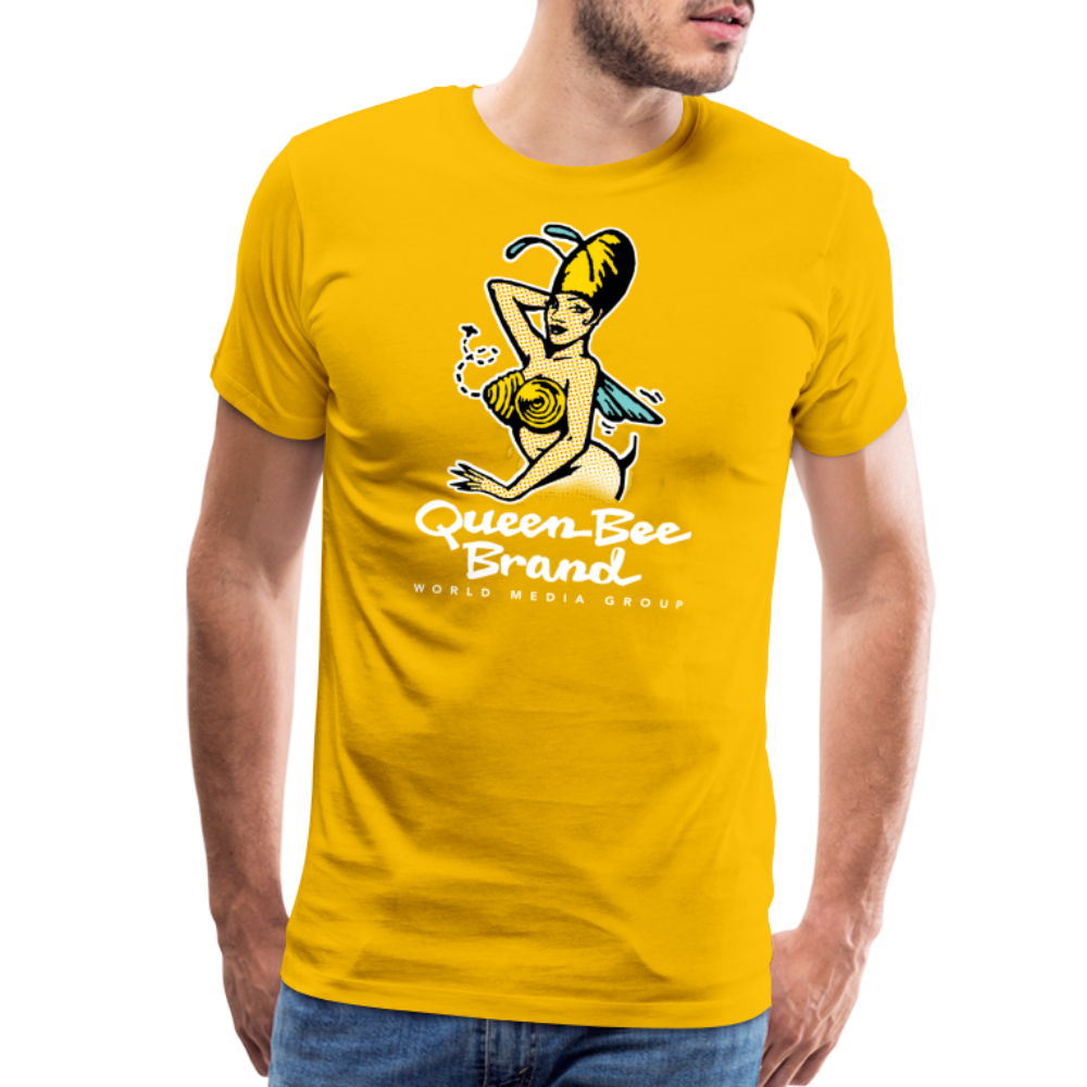 Queen Bee Brand - Men's Premium T-Shirt - sun yellow