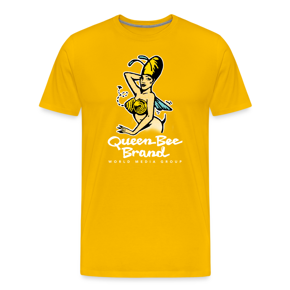 Queen Bee Brand - Men's Premium T-Shirt - sun yellow