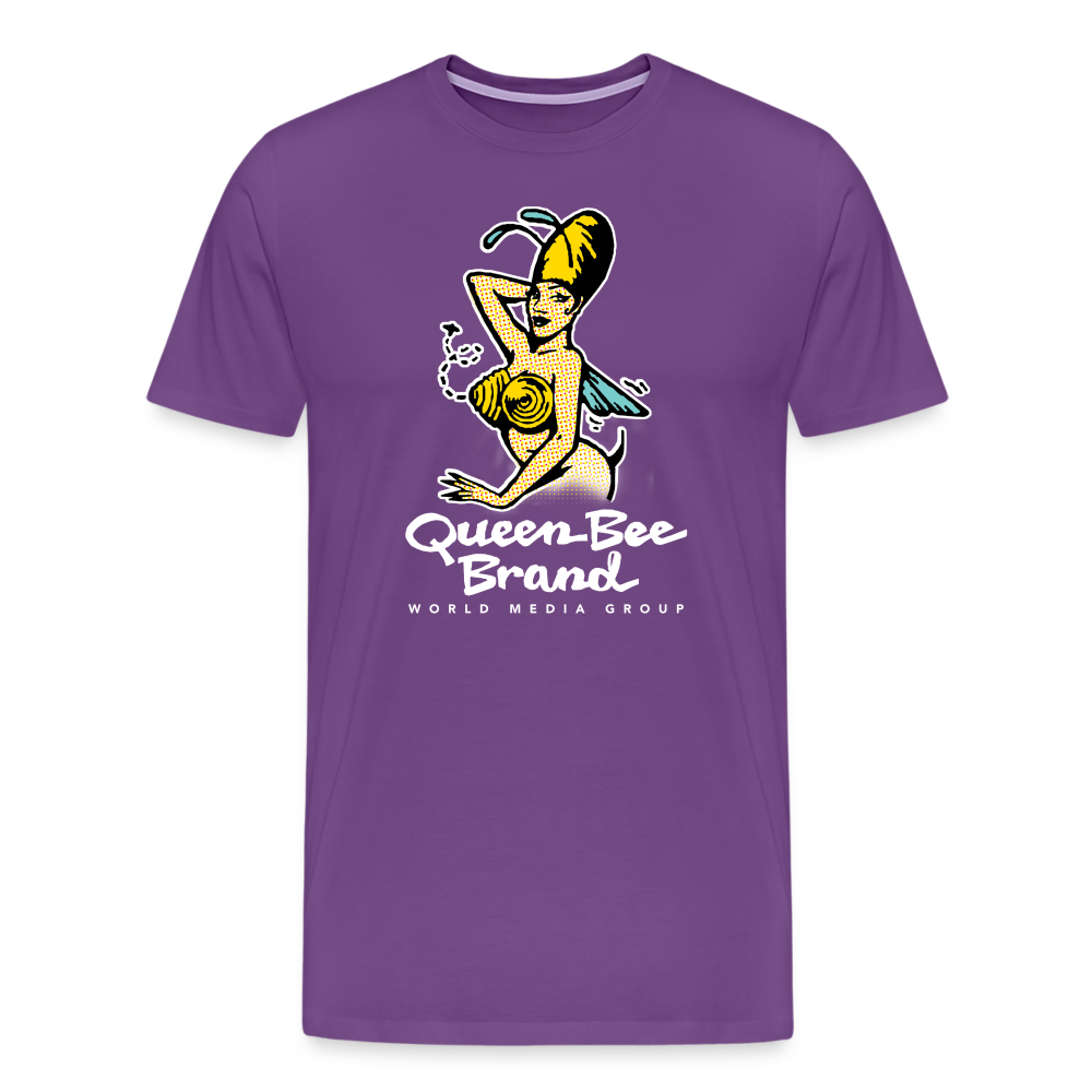 Queen Bee Brand - Men's Premium T-Shirt - purple