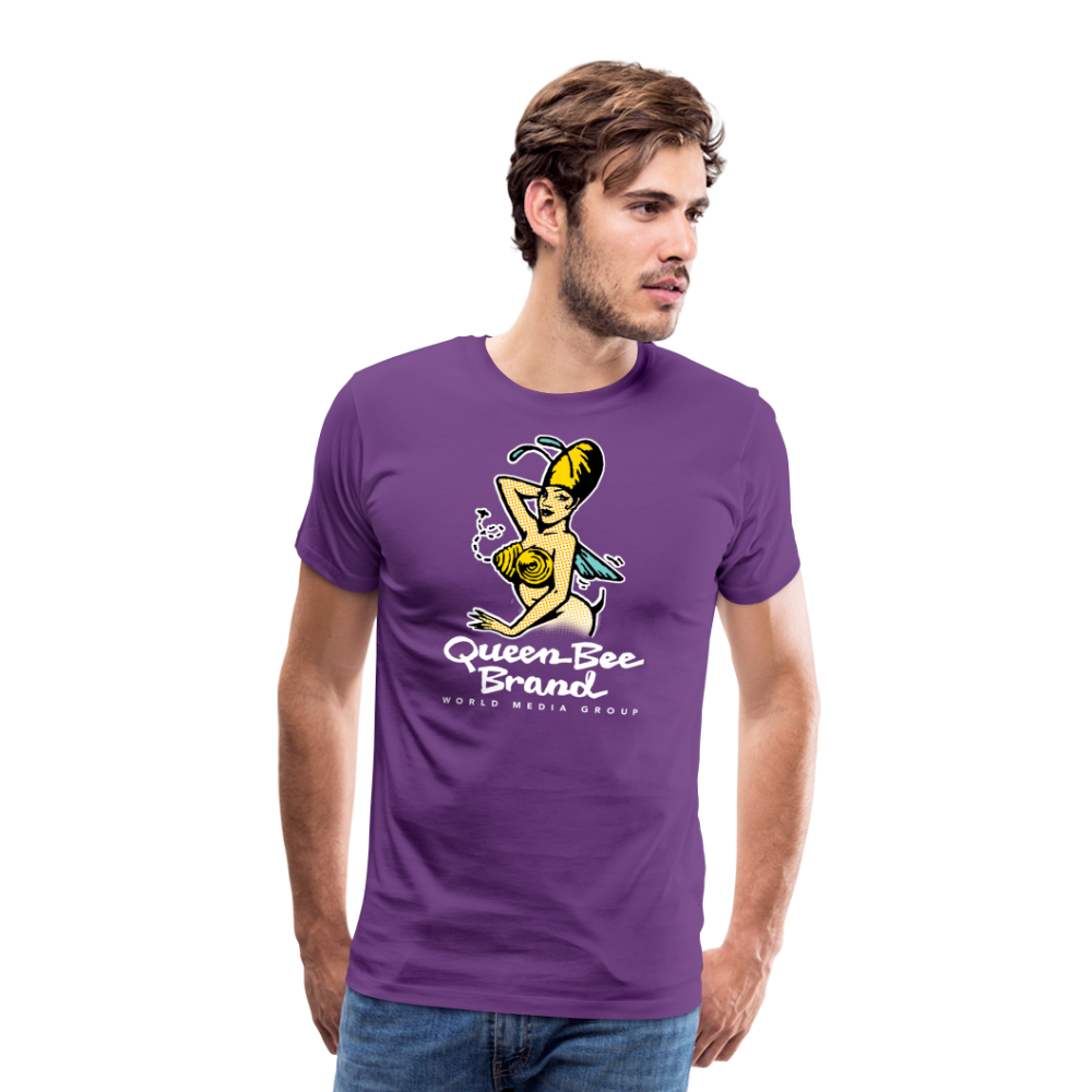 Queen Bee Brand - Men's Premium T-Shirt - purple