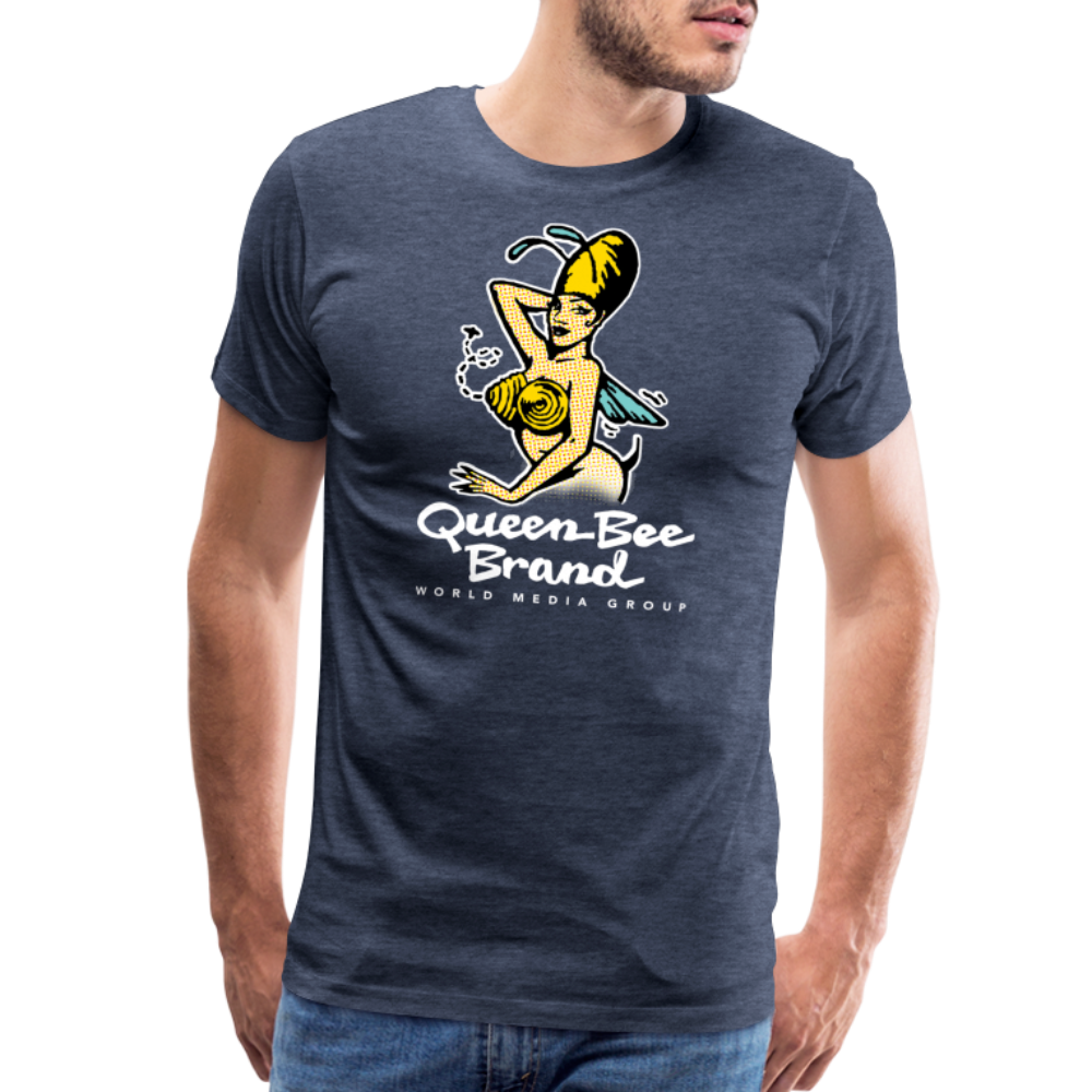 Queen Bee Brand - Men's Premium T-Shirt - heather blue