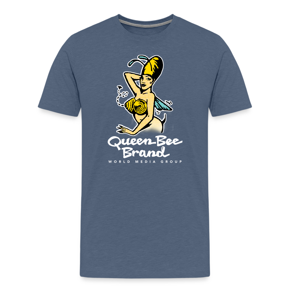 Queen Bee Brand - Men's Premium T-Shirt - heather blue