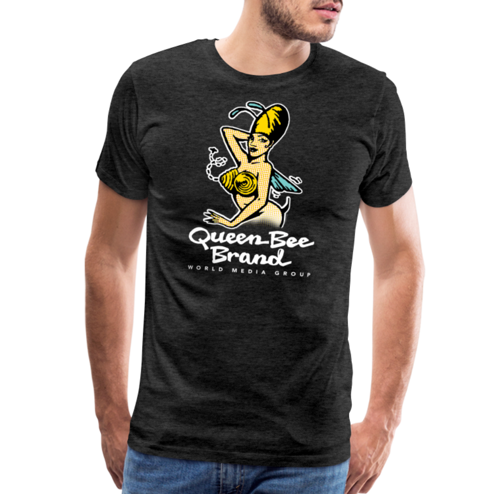 Queen Bee Brand - Men's Premium T-Shirt - charcoal grey