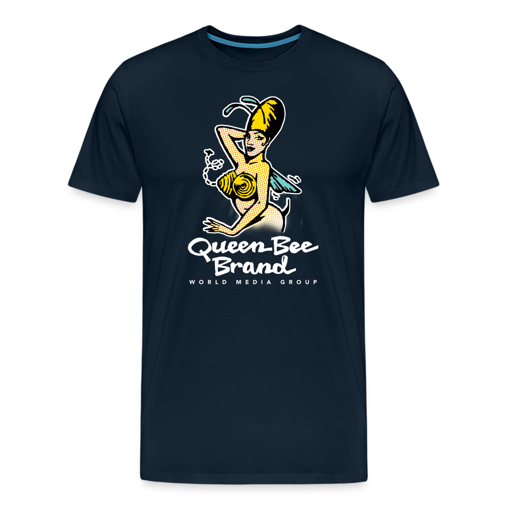 Queen Bee Brand - Men's Premium T-Shirt - deep navy