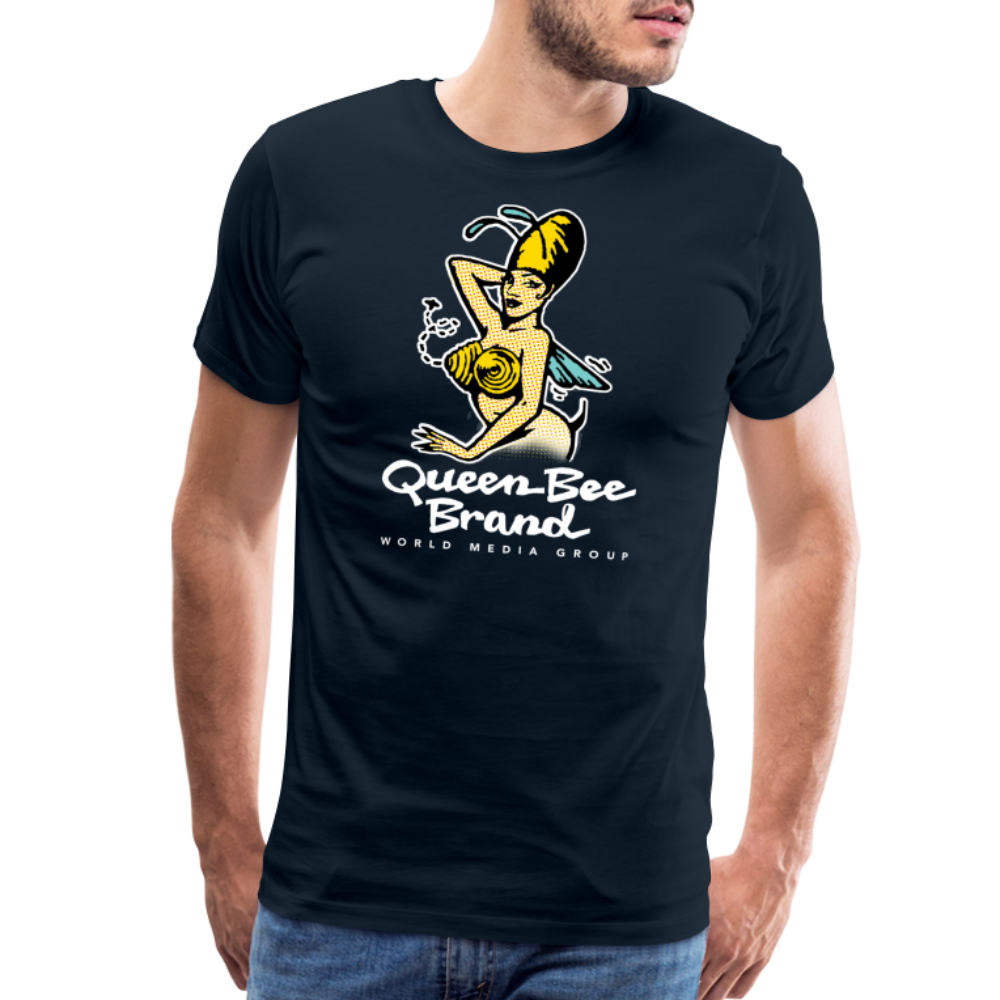 Queen Bee Brand - Men's Premium T-Shirt - deep navy