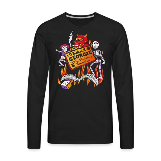 Little Georgie Devil Long Sleeve T-Shirt - black