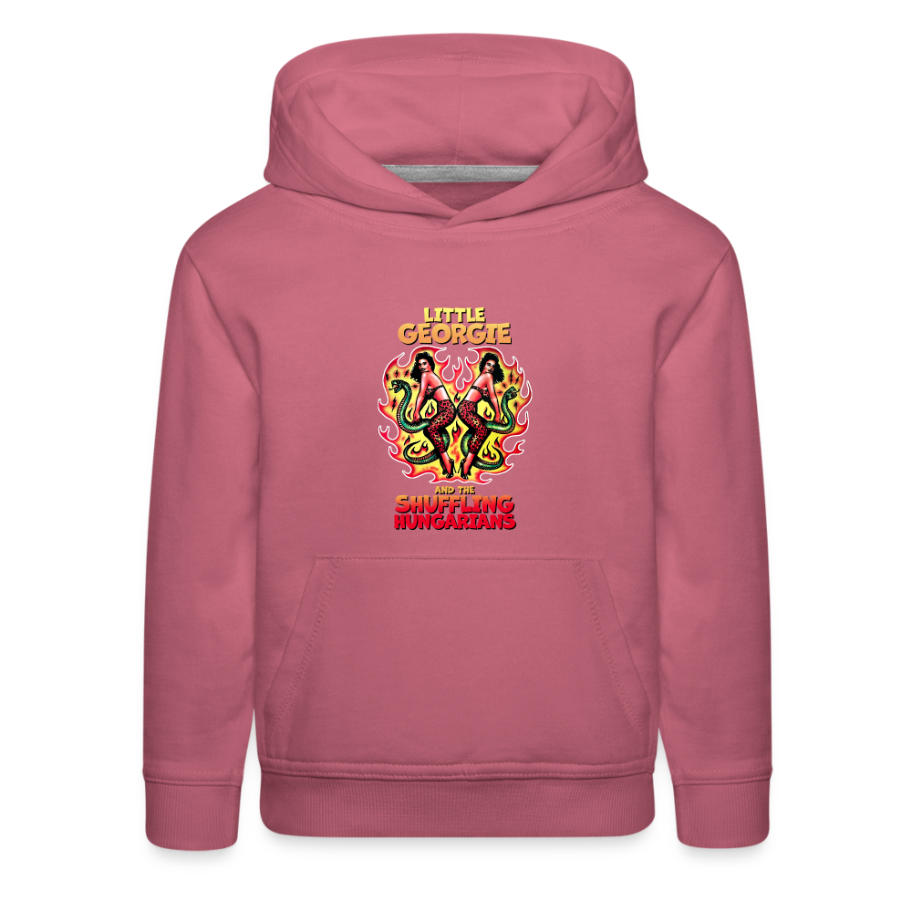 Twin Snakes - Kids‘ Premium Hoodie - mauve