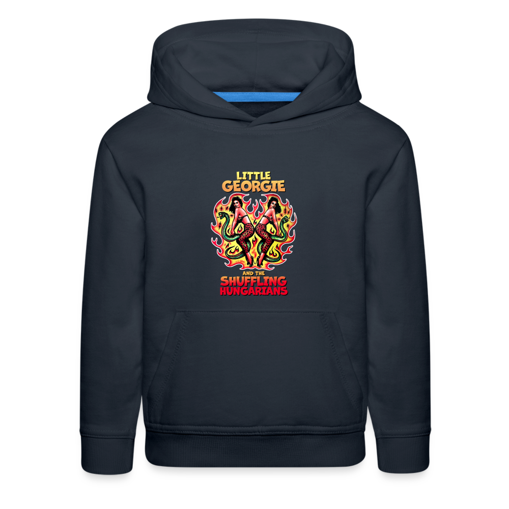 Twin Snakes - Kids‘ Premium Hoodie - navy