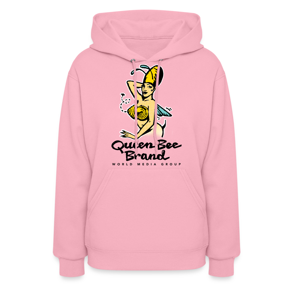 Queen Bee Logo Women's Premium Hoodie - classic pink