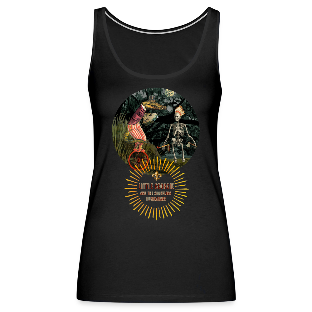 "Funky Indian" Women’s Premium Tank Top - black