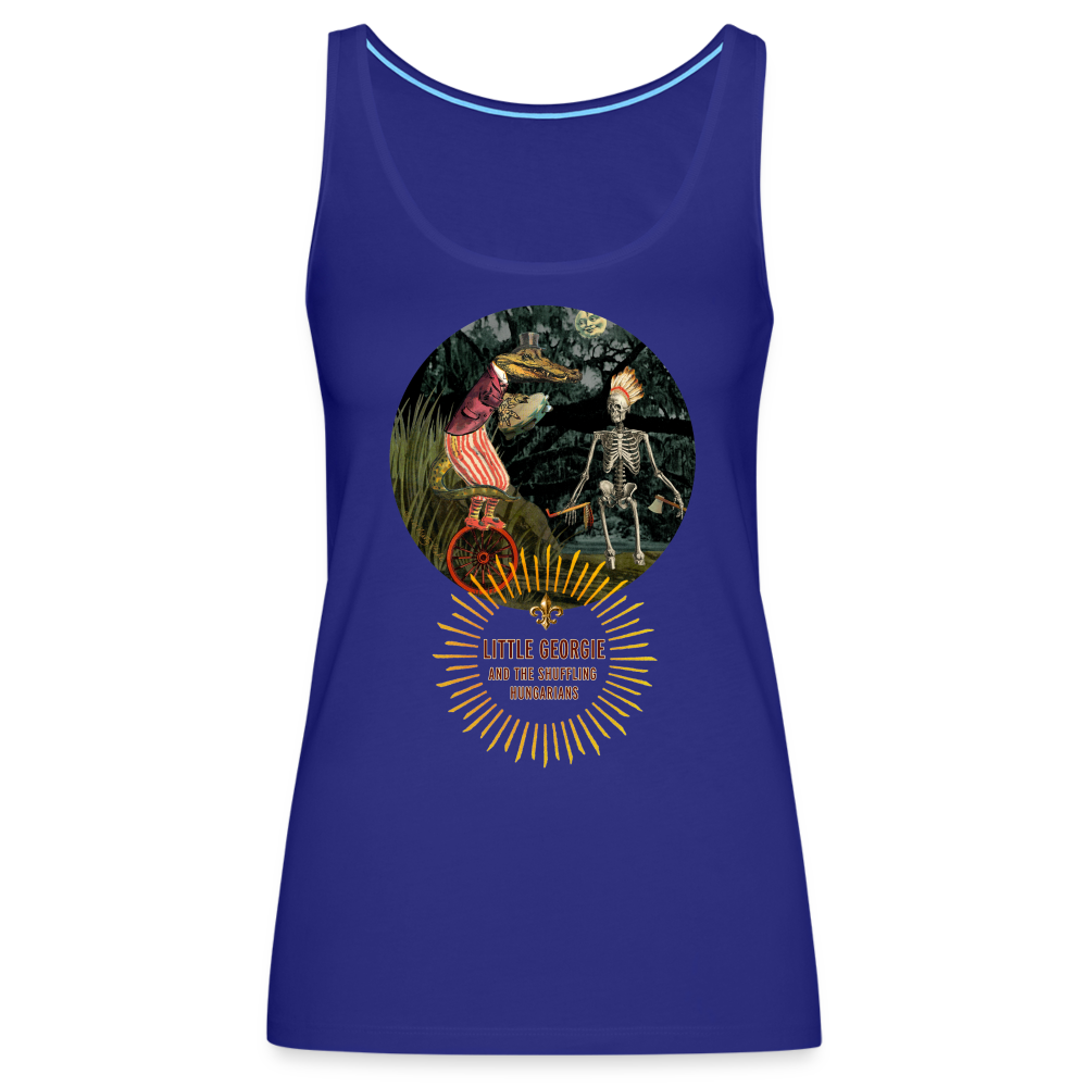 "Funky Indian" Women’s Premium Tank Top - royal blue