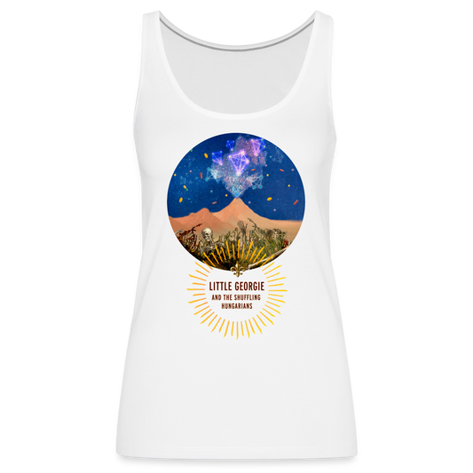 "Tear It Down" Women’s Premium Tank Top - white