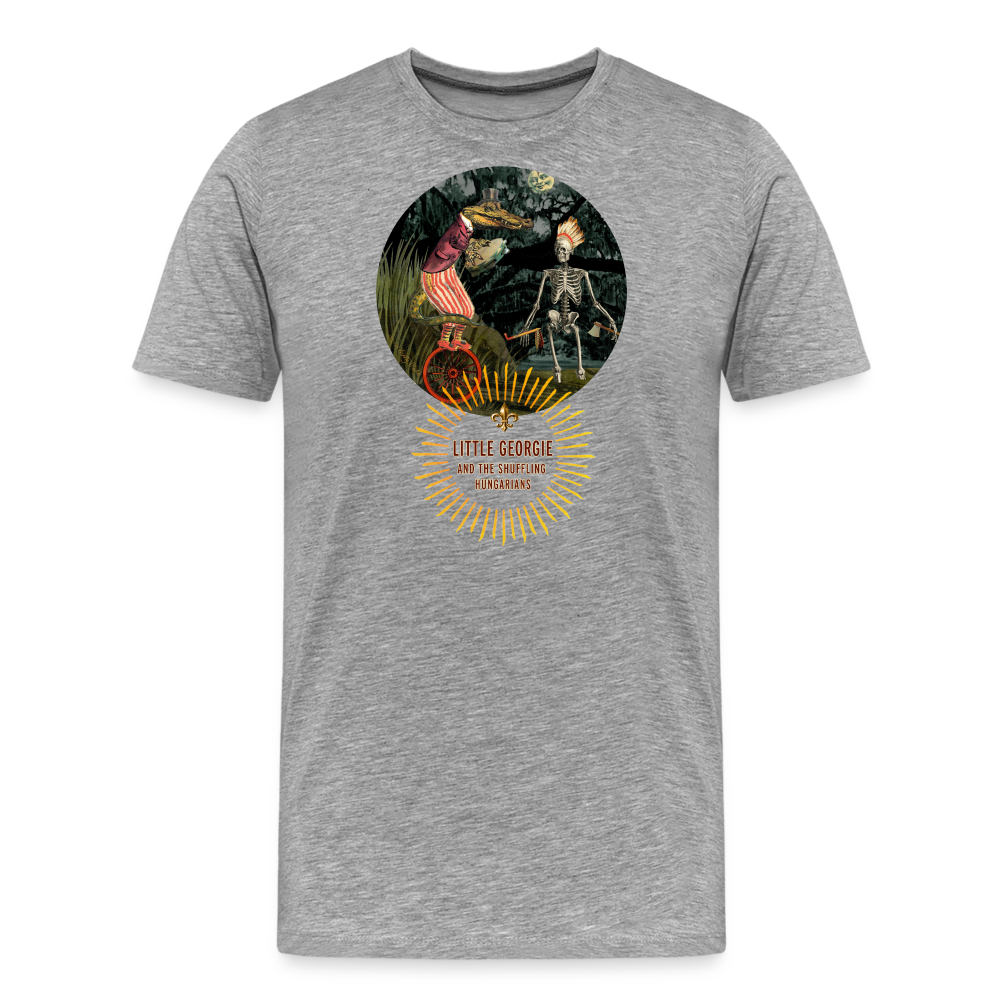 "Funky Indian" Men's Premium T-Shirt - heather gray