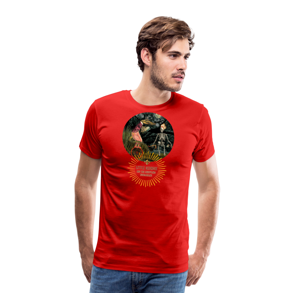 "Funky Indian" Men's Premium T-Shirt - red