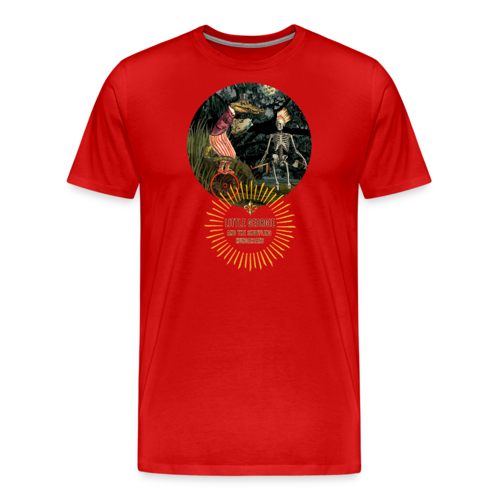 "Funky Indian" Men's Premium T-Shirt - red