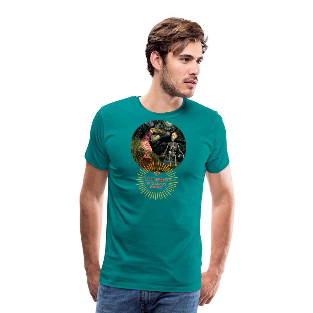 "Funky Indian" Men's Premium T-Shirt - teal