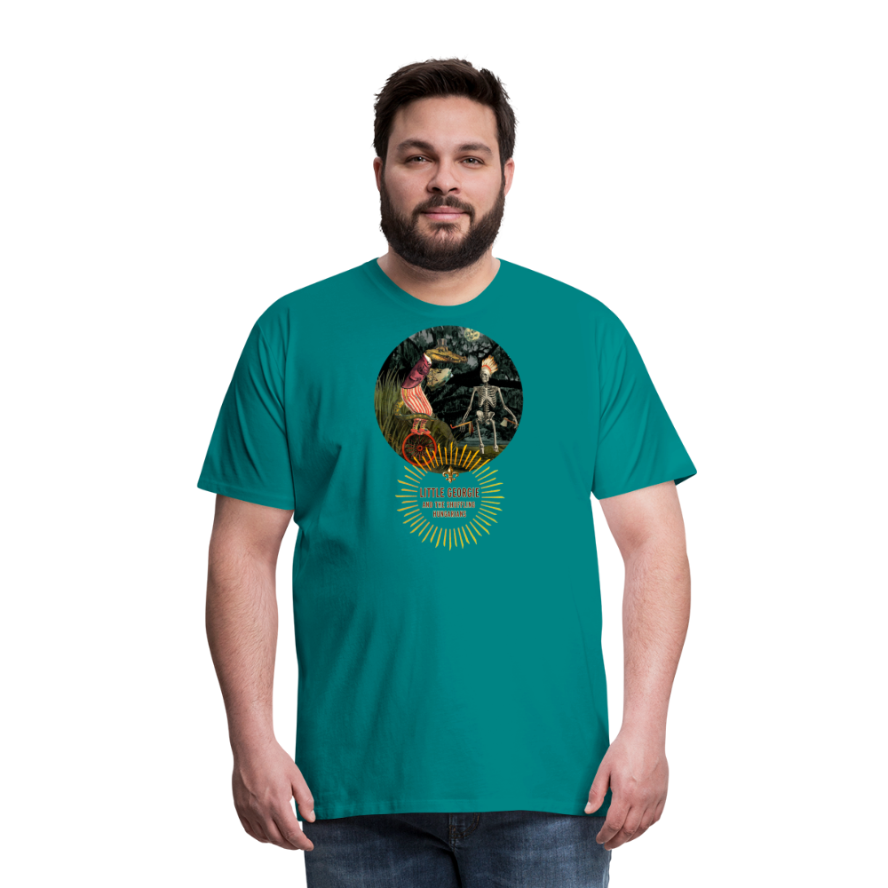 "Funky Indian" Men's Premium T-Shirt - teal