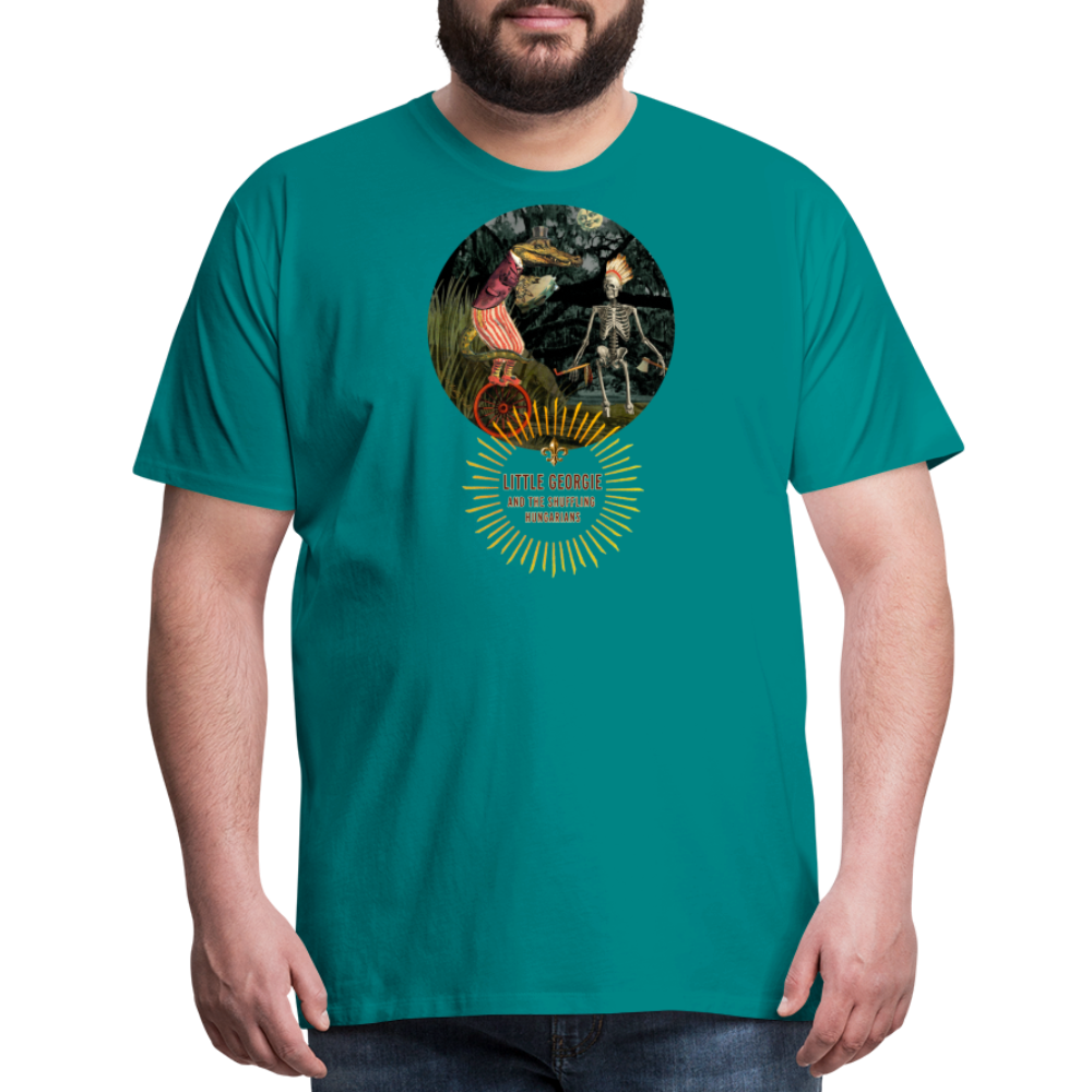 "Funky Indian" Men's Premium T-Shirt - teal