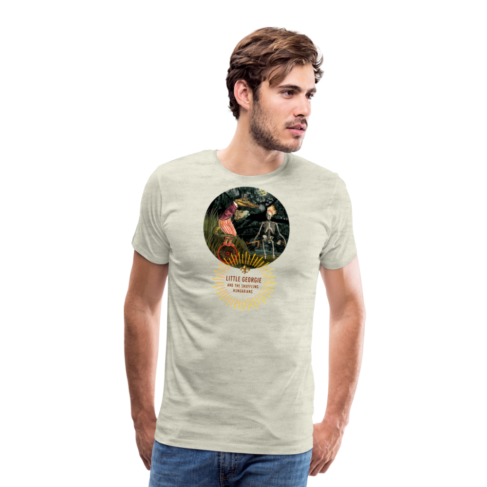 "Funky Indian" Men's Premium T-Shirt - heather oatmeal