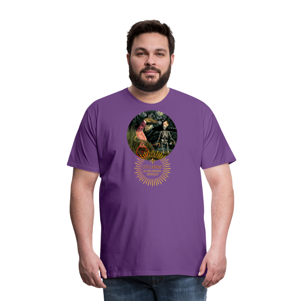 "Funky Indian" Men's Premium T-Shirt - purple