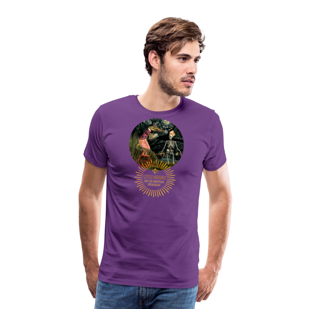 "Funky Indian" Men's Premium T-Shirt - purple