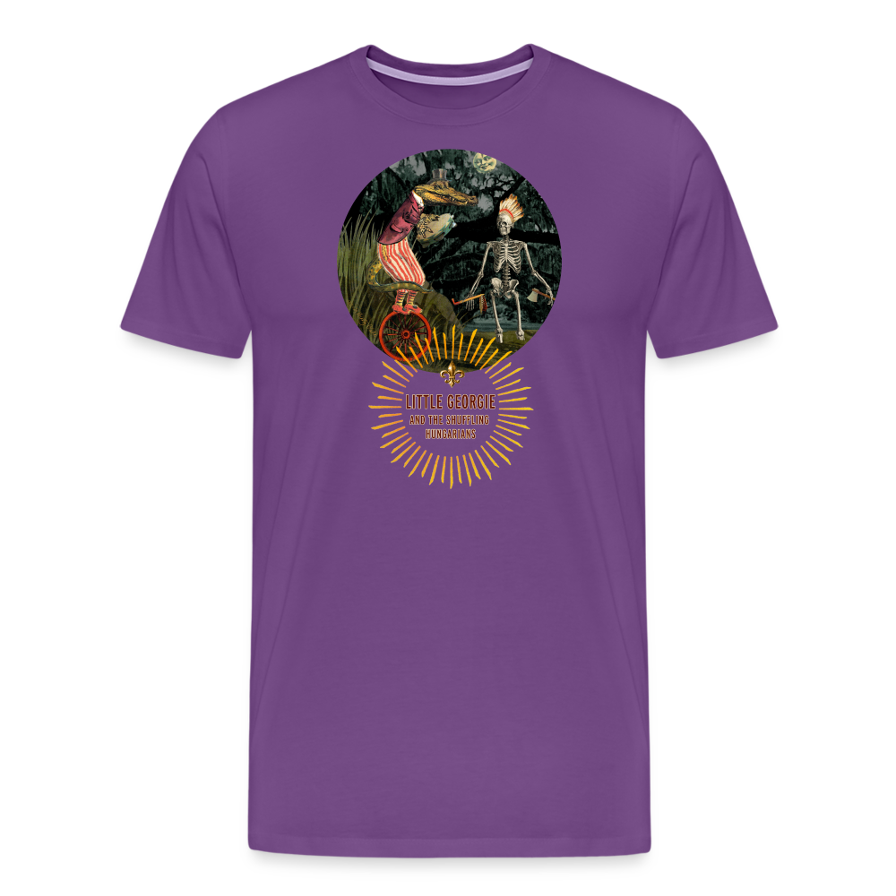 "Funky Indian" Men's Premium T-Shirt - purple