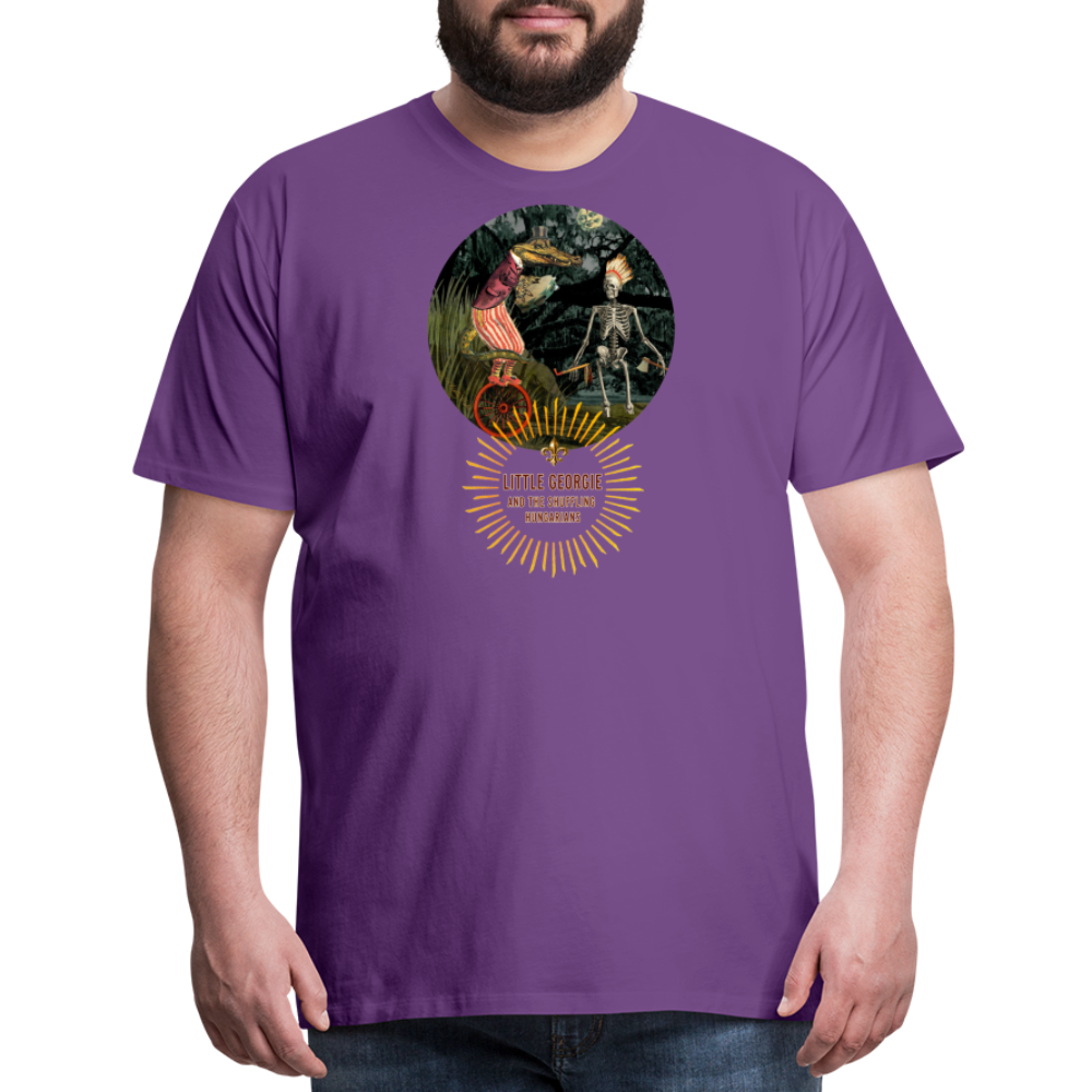 "Funky Indian" Men's Premium T-Shirt - purple