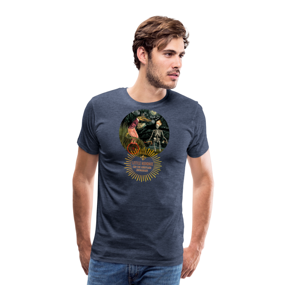 "Funky Indian" Men's Premium T-Shirt - heather blue