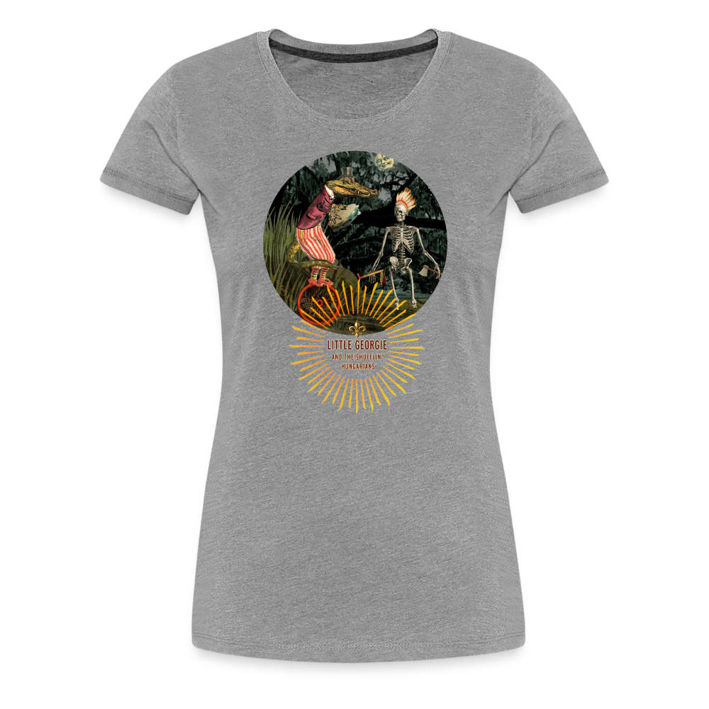 "Funky Indian" Women’s Premium T-Shirt - heather gray