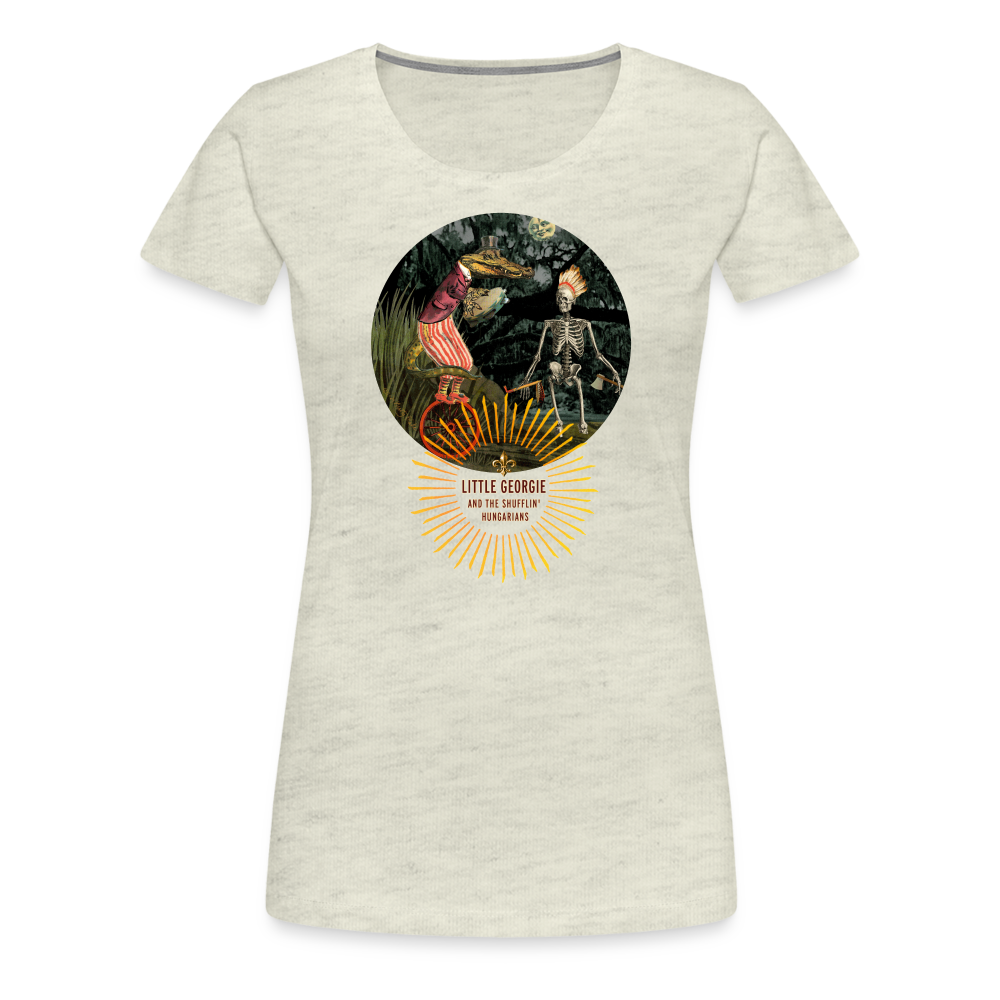 "Funky Indian" Women’s Premium T-Shirt - heather oatmeal